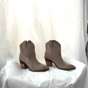 FRYE SUEDE ANKLE BOOTS